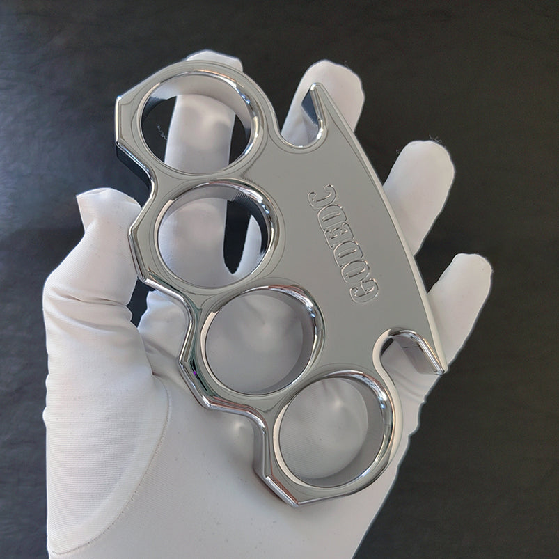 GODEDC High Quality Solid Classic Mirror Steel Knuckle Duster EDC