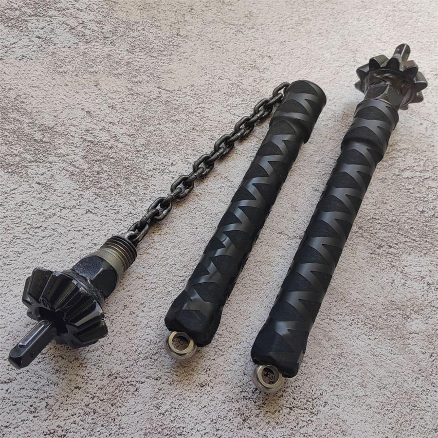 2-in-1 Self-Defense Stick Baton Defense Hammer Martial Arts