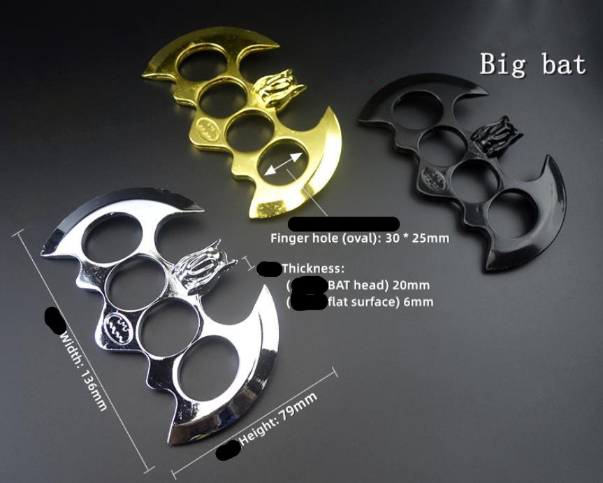 Bat-Brass Knuckle Duster Autodefesa Carro Janela Quebrada