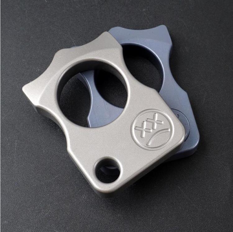 Crying Face-Titanium Knuckle Duster One Finger Knuckles EDC