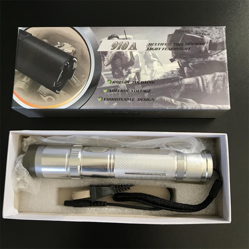 910A Small High-voltage Electric Baton Camping Defense Stun Gun