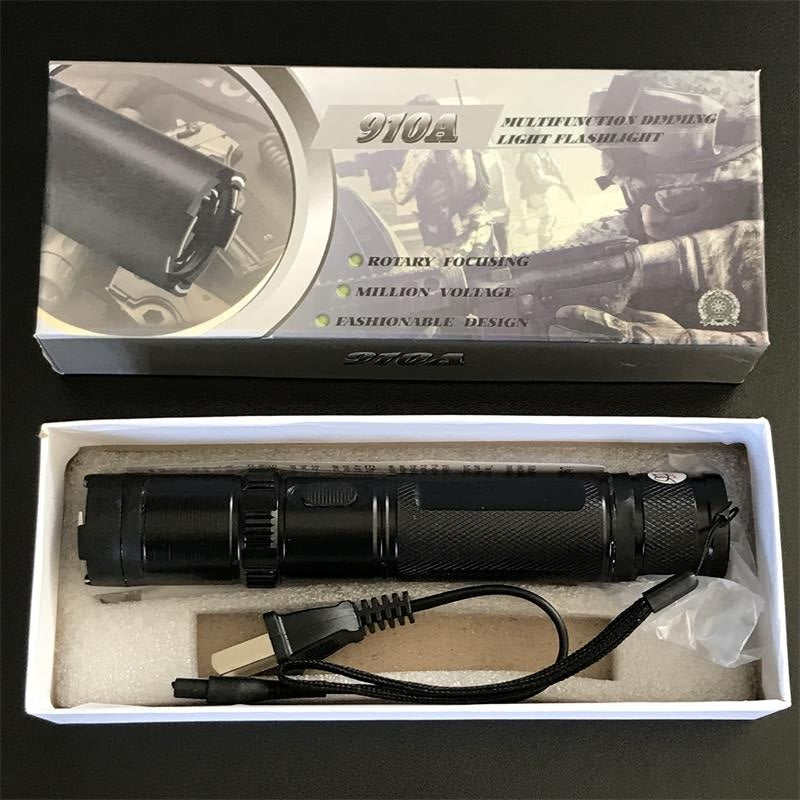 910A Small High-voltage Electric Baton Camping Defense Stun Gun