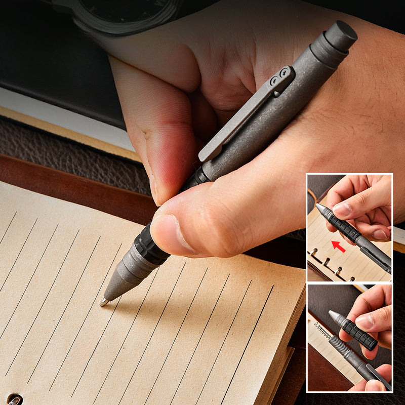 Titan Titanium Alloy Sentinel Tactical Flick Pen EDC