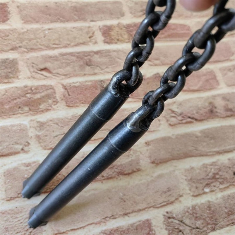 Heavyweight Tungsten Steel Handmade Nunchaku Martial Arts Practice