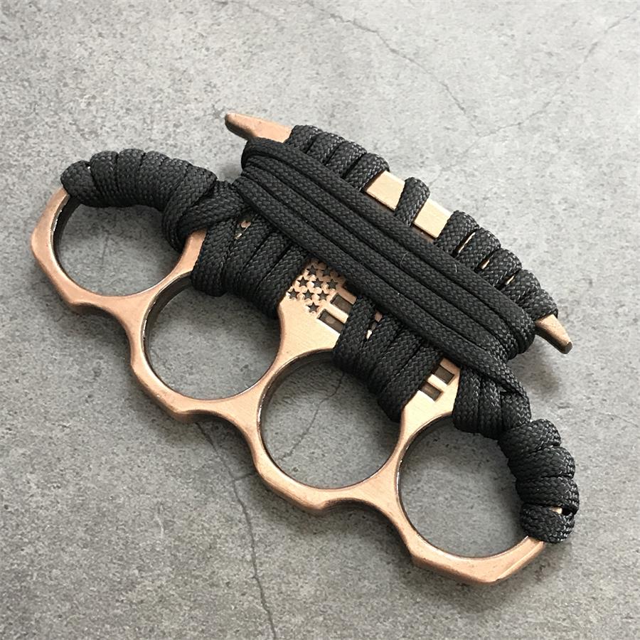 Creative American Flag Design Brass Knuckle Duster EDC