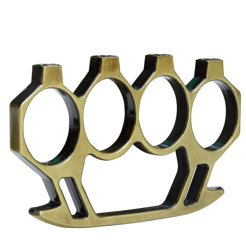 T-Multicolor Brass Knuckle Duster Autodefesa Boxe
