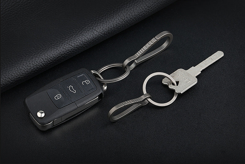 Fashion Minimalist Titanium Keychain Clip Key