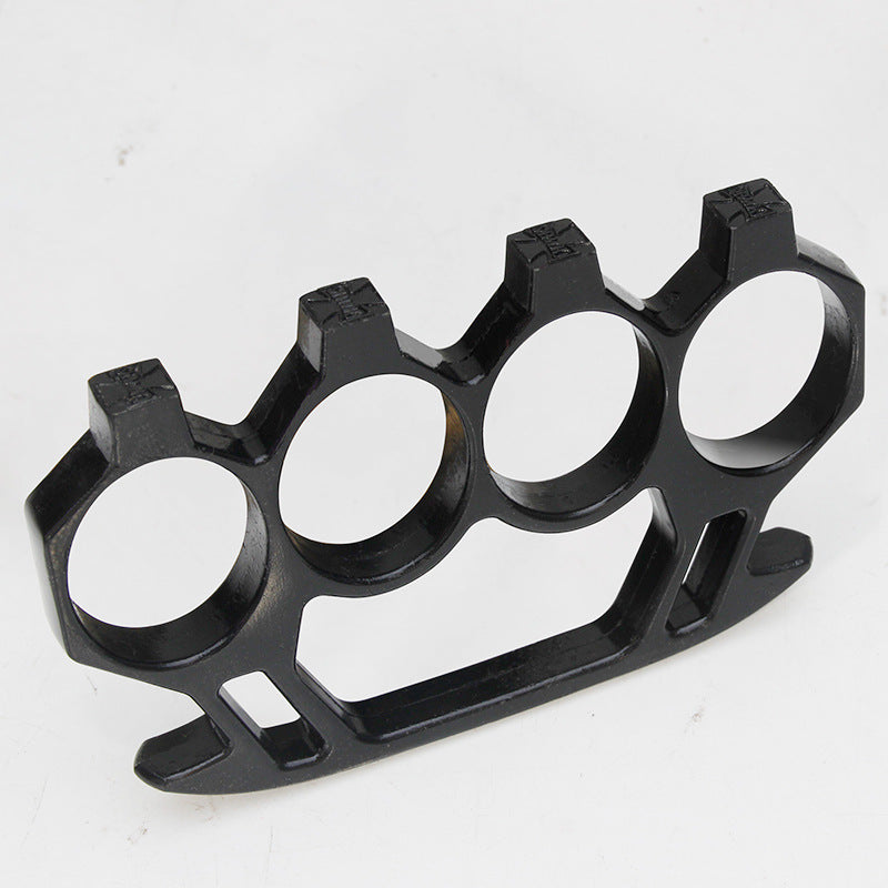 T-Multicolor Brass Knuckle Duster Autodefesa Boxe