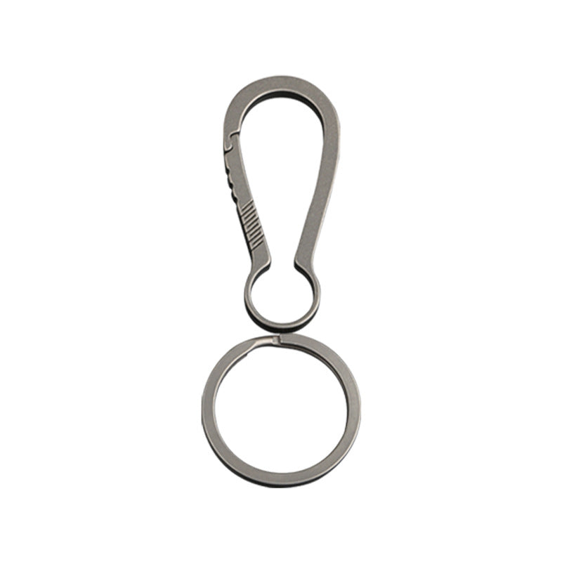 Fashion Minimalist Titanium Keychain Clip Key