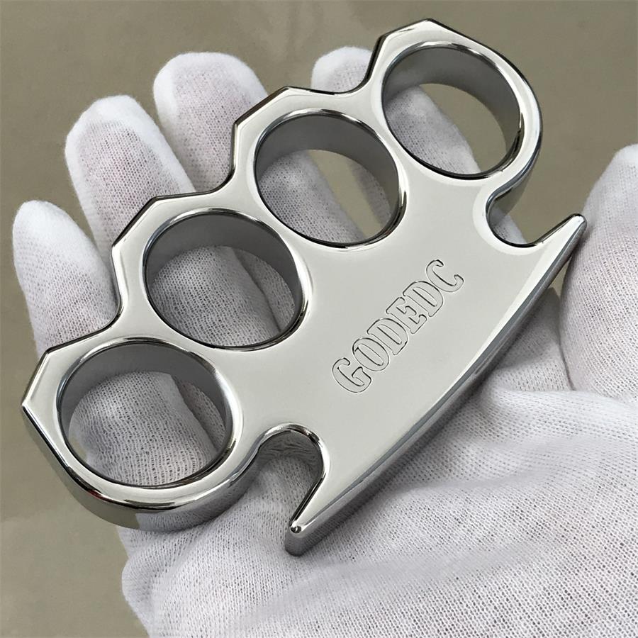 GODEDC High Quality Solid Classic Mirror Steel Knuckle Duster EDC