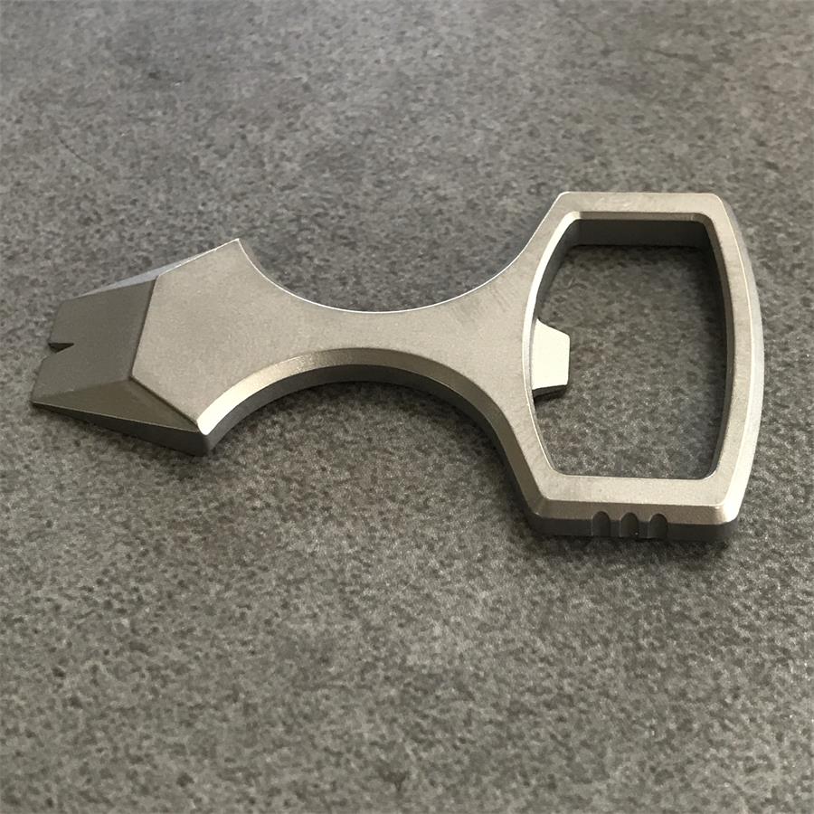 Mini Portable Titanium Alloy Crowbar Bottle Opening EDC