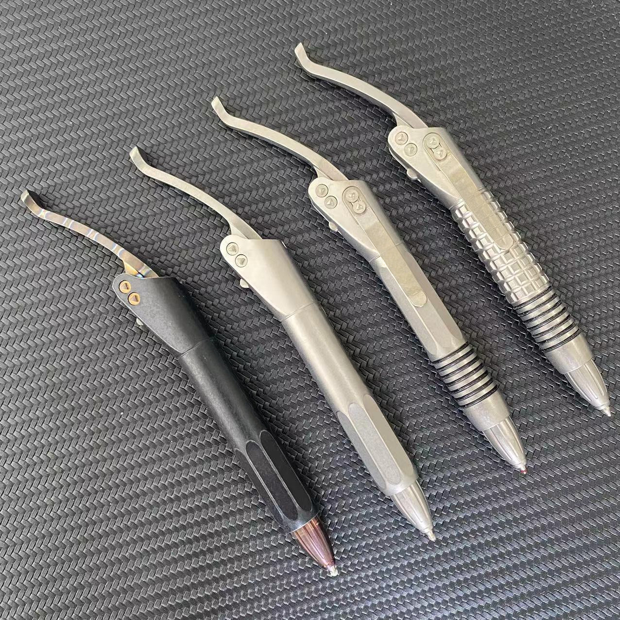 Pure Titanium Siphon Pen Thunderstrike Eight-Sided Walking Pen