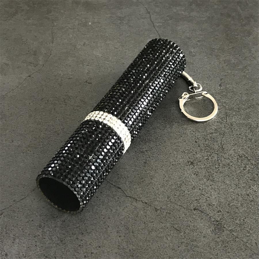 Diamond Veneer Design Pocket Flashlight Stun Gun Self Defense EDC