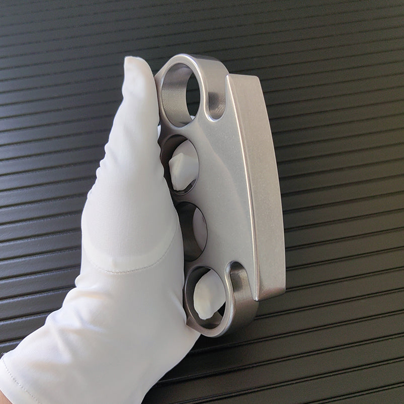 The KING Stone Wash Precision Steel Knuckle Dusters EDC