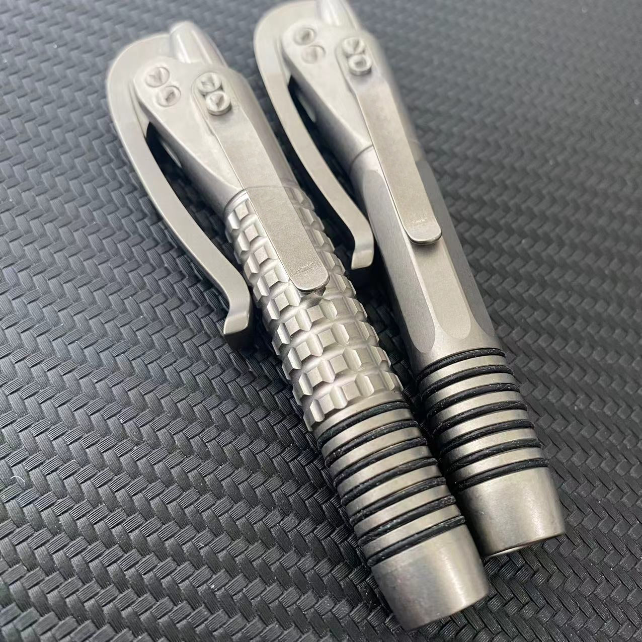 Pure Titanium Siphon Pen Thunderstrike Eight-Sided Walking Pen