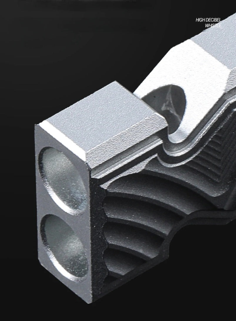 Aluminum Alloy Dual Whistle Outdoor High Audio