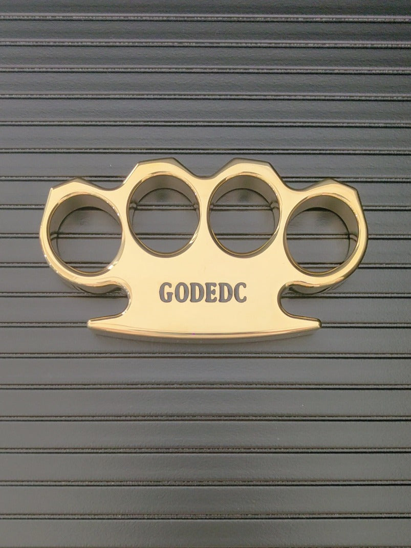 GOD EDC Classic Mirror Brass Knuckle Duster