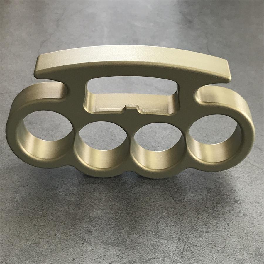 Aluminum Knuckle Duster Self Defense Bottle Opener EDC