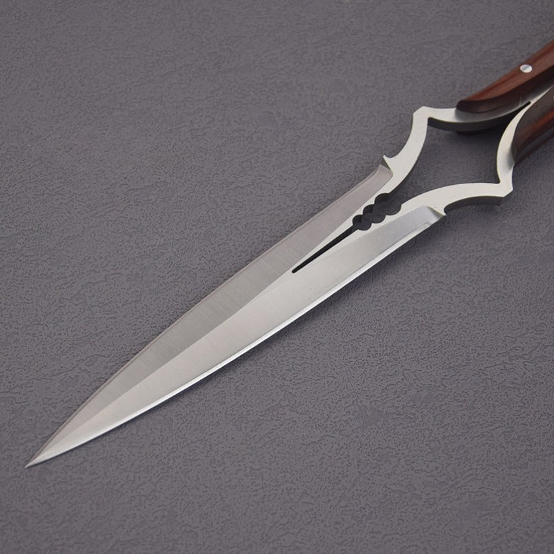 High Hardness Tactical Straight Knife with Blade Sheath EDC