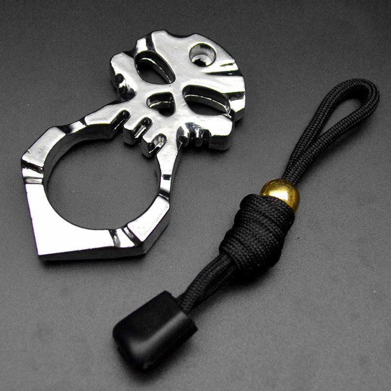 Ghost-brass Knuckle Duster One Finger Knuckles Key Buckle