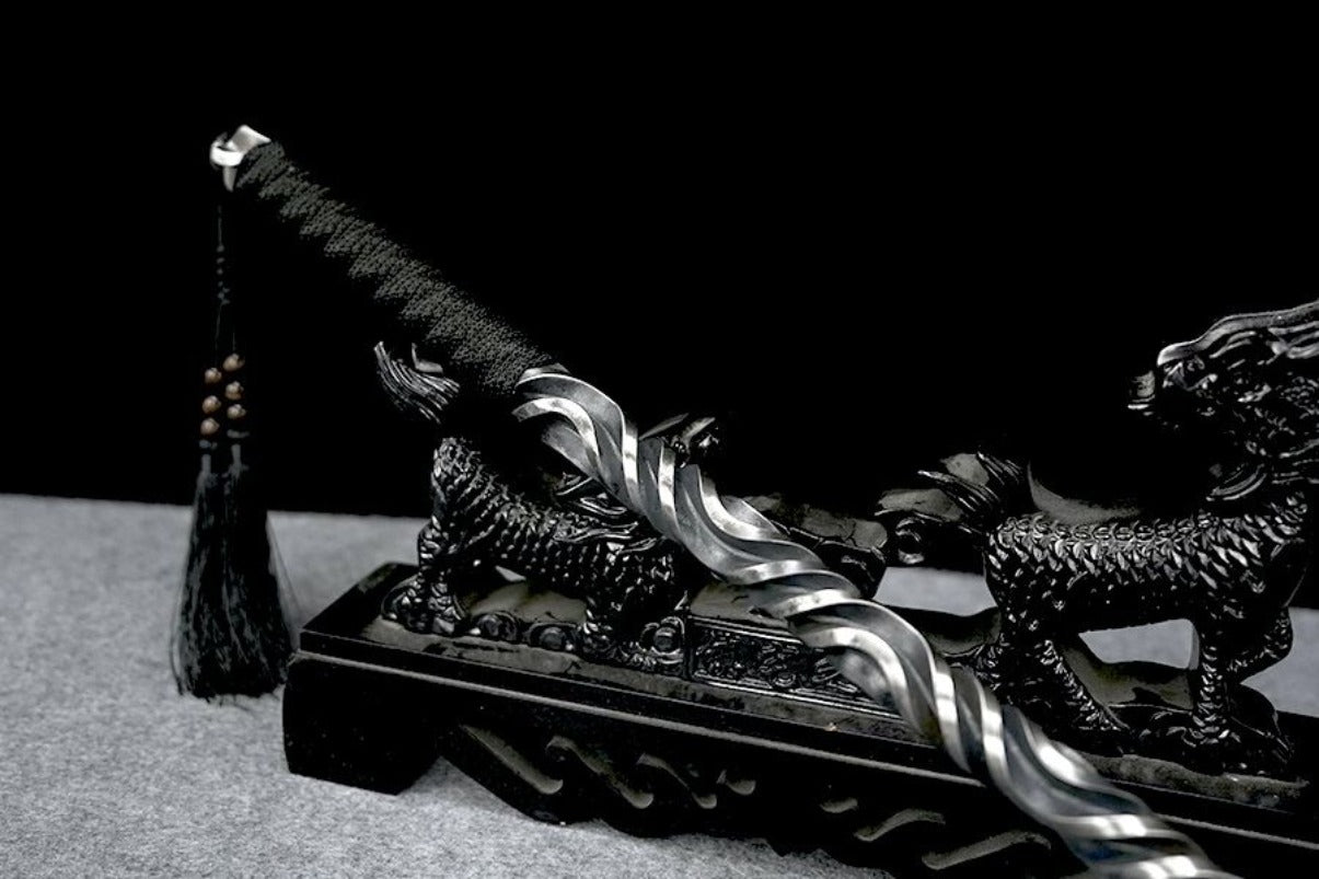 Solid One-piece Forging Self-defense Martial Arts Hand Stick