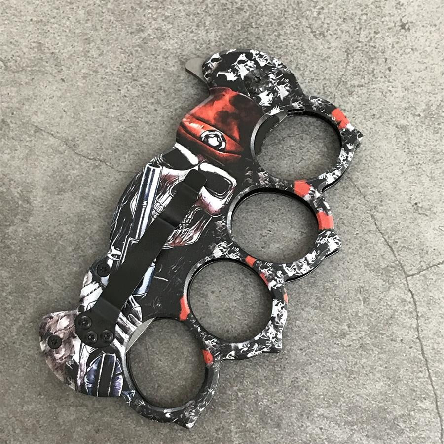 Outdoor Self-defense Knife Knuckle Duster EDC