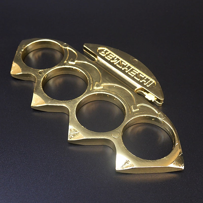 Ninja-brass Knuckle Duster Grapple Boxe Fivela Autodefesa