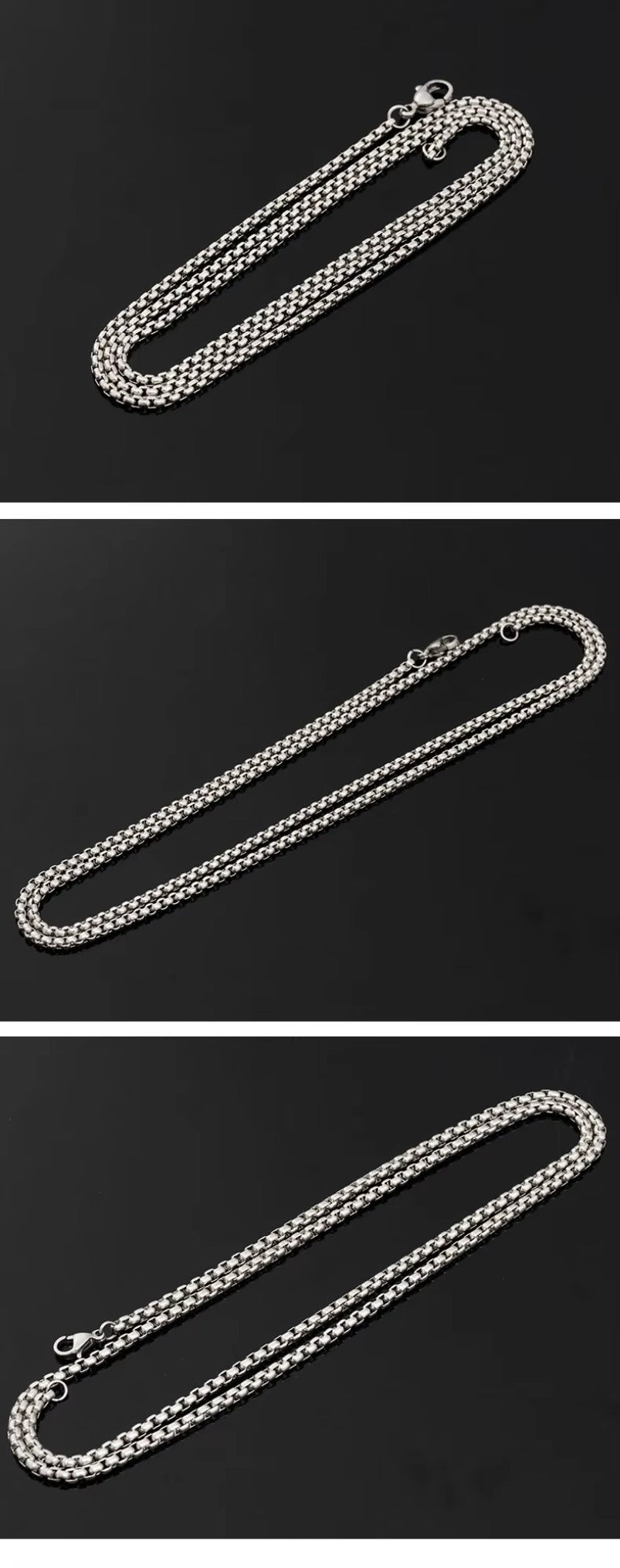 Cordino/catena in acciaio inossidabile: ordinare separatamente e non spedire