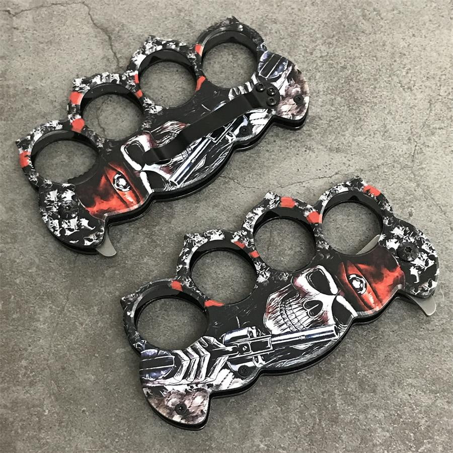Outdoor Self-defense Knife Knuckle Duster EDC