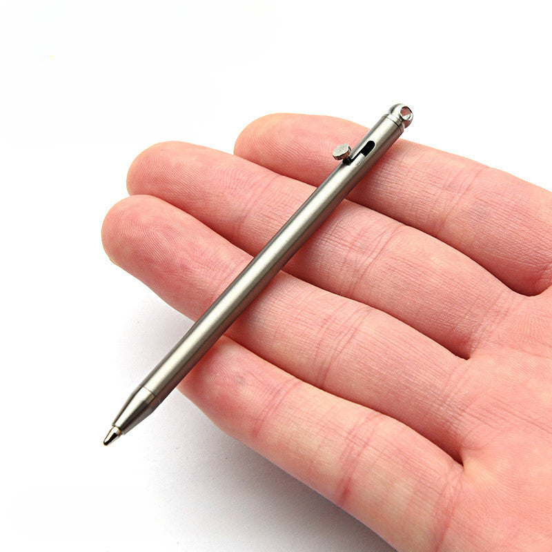 Titan Scribe Mini Ballpoint Keychain Pendant EDC