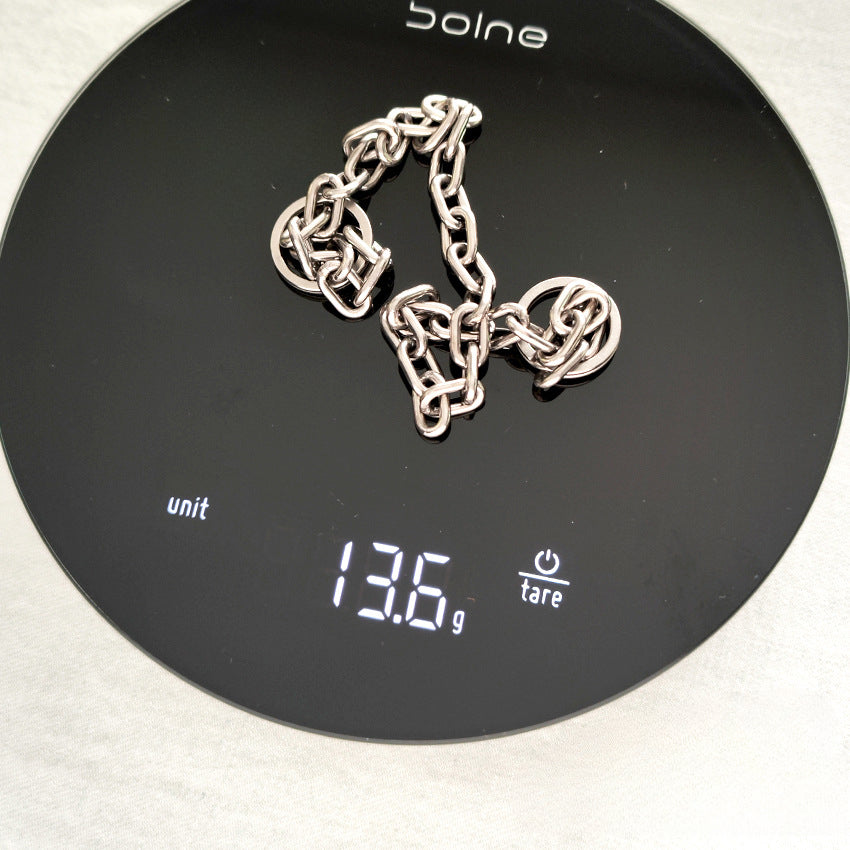 Titanium Wallet Chain Belt Loop Motorcycle Keychain EDC