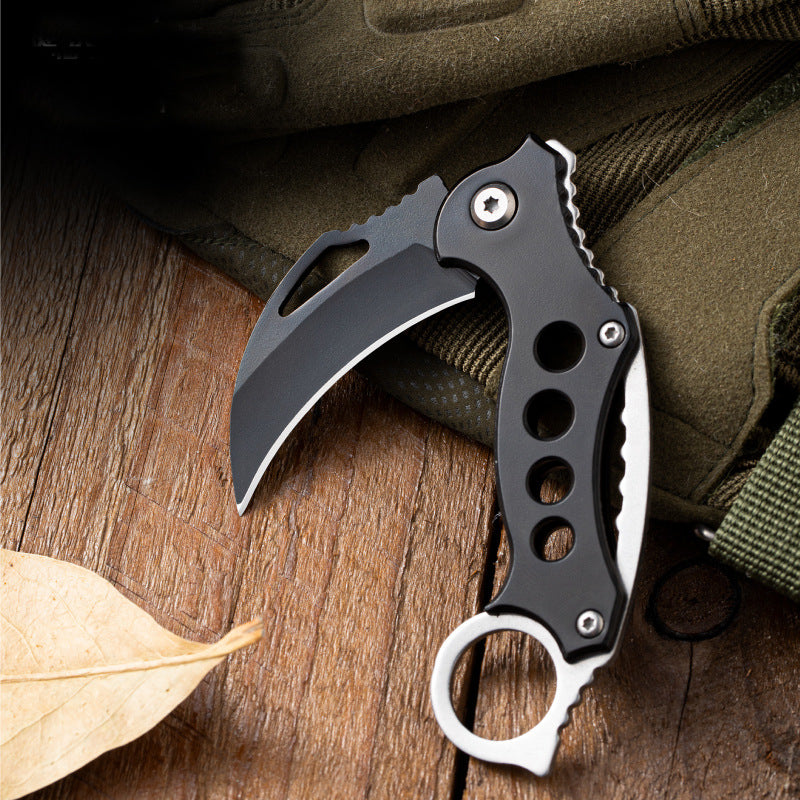 With Holes Portable Outdoor Claw Knife Folding Knives EDC Tool