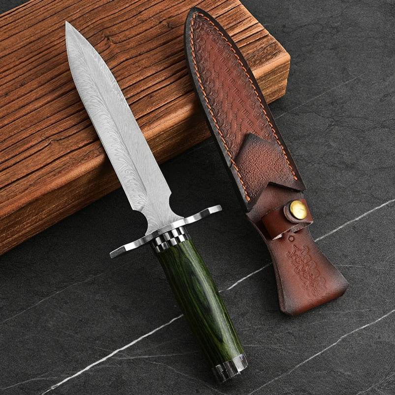 Outdoor Precision Sharp Straight Knife with Blade Sheath