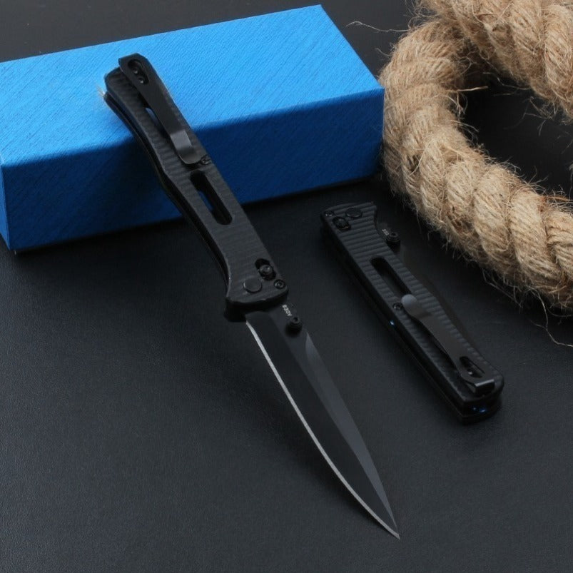 BM417 All-black Tactical Folding Knife