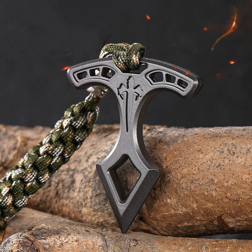 Necklace Pendant Knuckle Duster Self Defense EDC