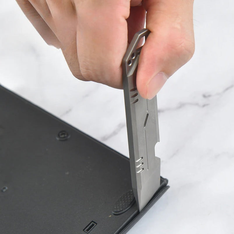 Titanium Alloy Mini Wrecking Bar Bottle Opener Portable EDC