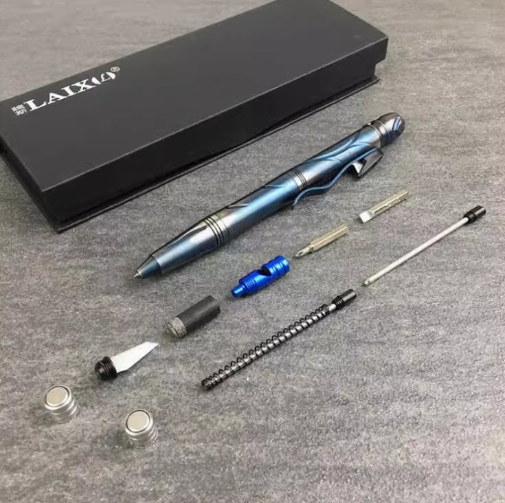 Titanium Outdoor Led Invisible Defense Tactical Pen