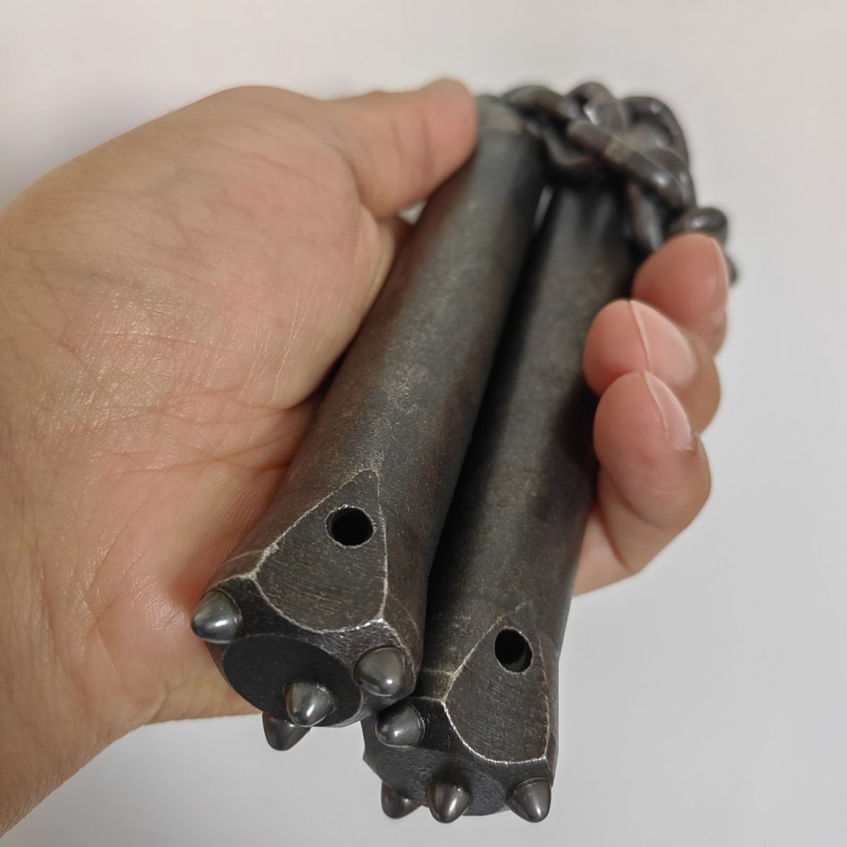 Martial Arts Handcrafted Tungsten Steel Meteor Chain Whip Baton