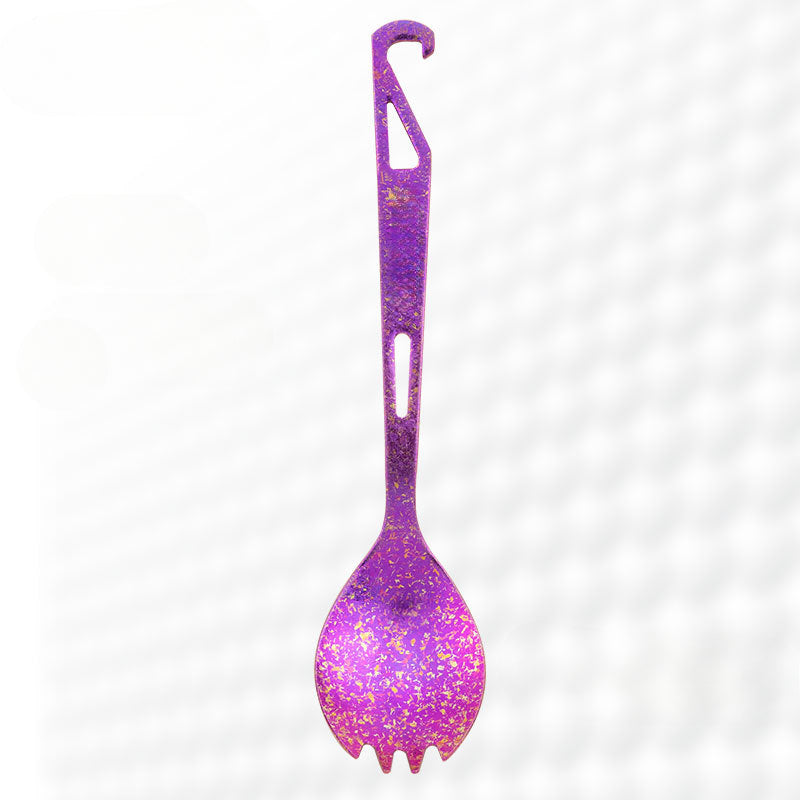 Tito Camping Pure Titanium Spork Bottle Opener Integrated EDC