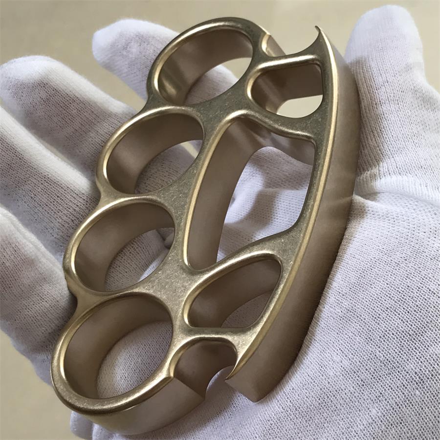 High Quality Stonewashed Brass Knuckle Duster Bottle Opener EDC