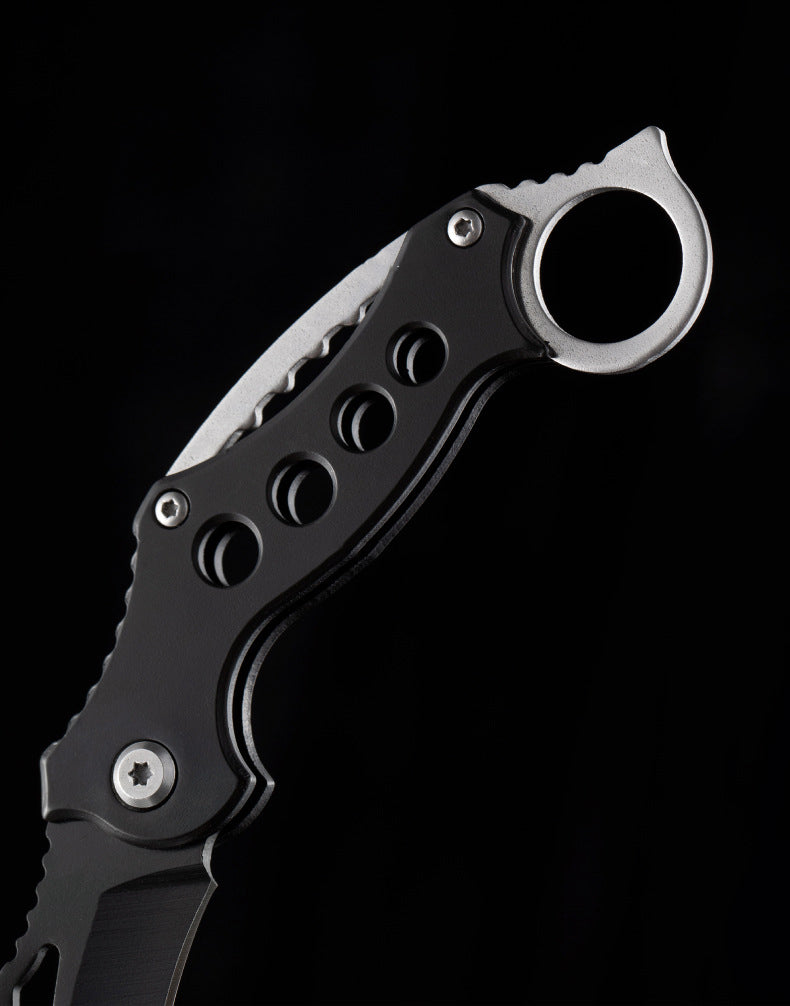 With Holes Portable Outdoor Claw Knife Folding Knives EDC Tool