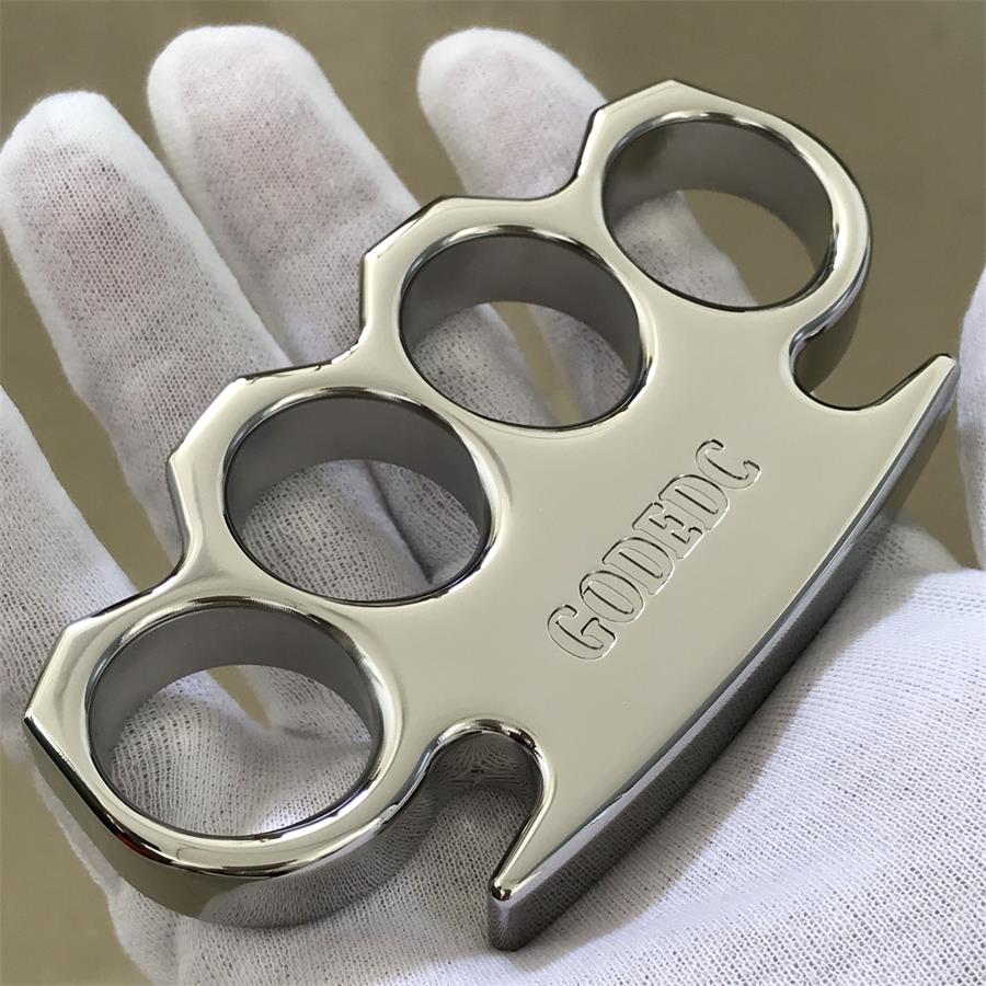 GODEDC High Quality Solid Classic Mirror Steel Knuckle Duster EDC