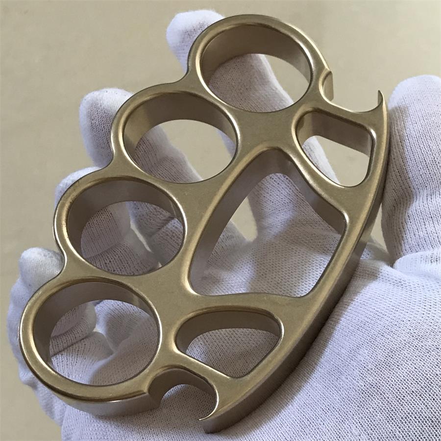 High Quality Stonewashed Brass Knuckle Duster Bottle Opener EDC