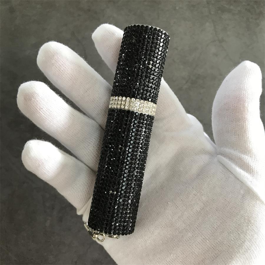 Diamond Veneer Design Pocket Flashlight Stun Gun Self Defense EDC