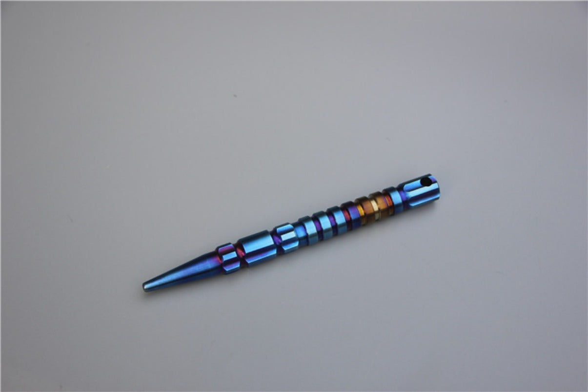 TC4 Titanium Tactical Pen Key Stick Broken Window Defense EDC