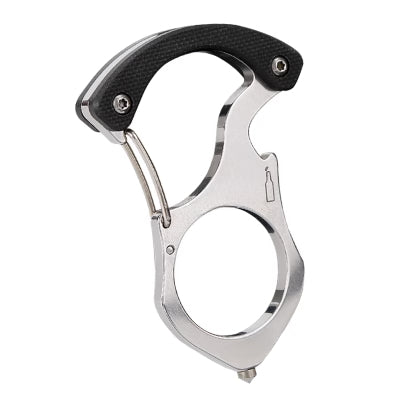 Single Finger Knuckle Duster Keyclip Portable Defense Accessory