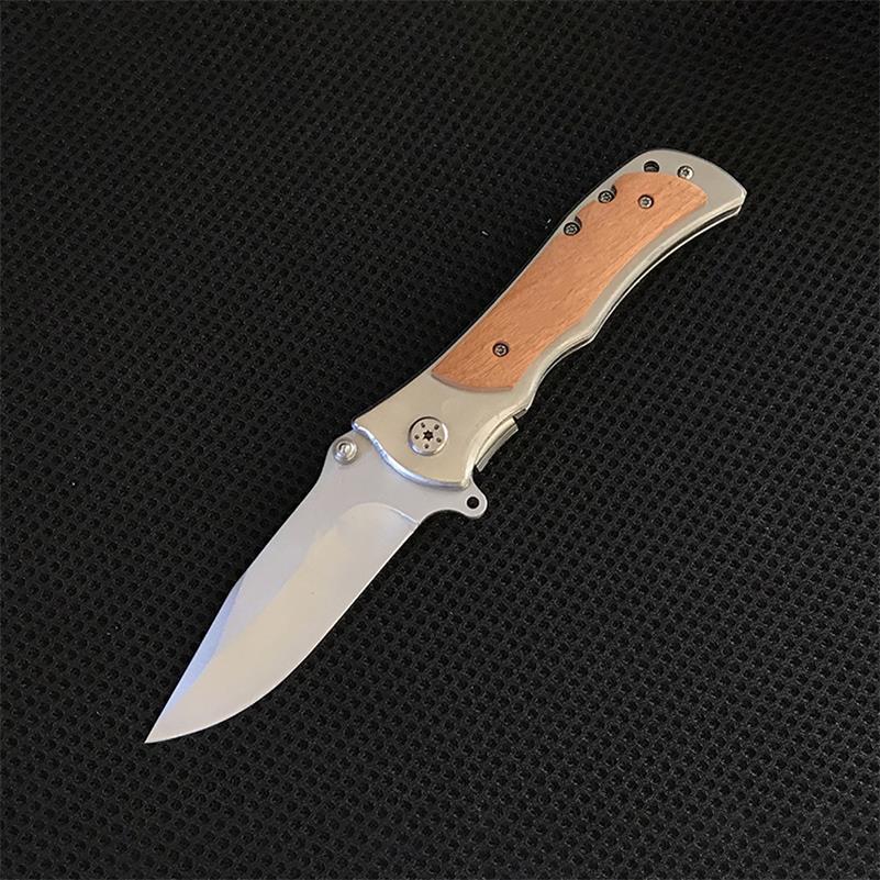 Portable Folding Knife 339 338 337 Wooden Handle EDC