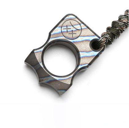 Crying Face - Pingente de anel de titânio com vários estilos Knuckle Duster