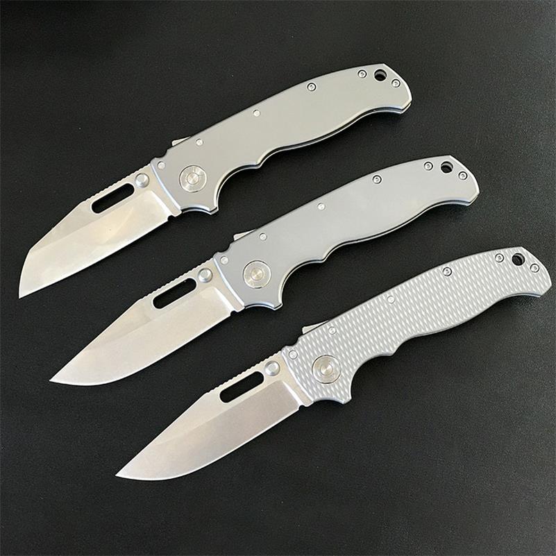 Titanium Alloy Folding Knife Wilderness Hunting Pocket Knives