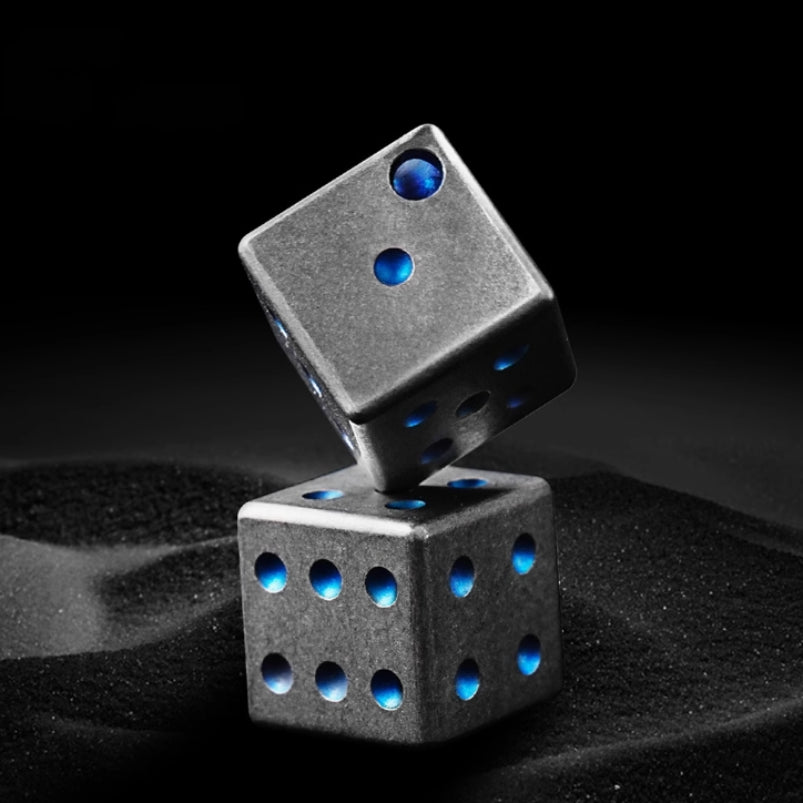 Titanium Alloy Dice Entertainment Appliance
